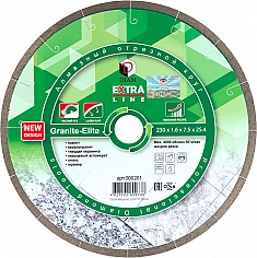 Алмазный отрезной круг Diam Extra Line 1A1R Корона Granite-Elite 230 мм