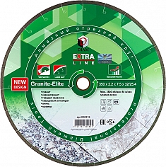 Алмазный отрезной круг Diam Extra Line 1A1R Корона Granite-Elite 350 мм