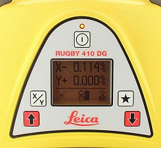 Дисплей лазерного ротационного нивелира Leica Rugby 410DG