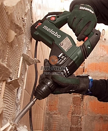 Долбление электрическим перфоратором Metabo KHE-3251