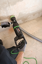 Использование дрелей для сухого алмазного бурения Eibenstock EHD 1500 Set