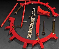 Комплектация поворотного роторного трубореза Reed Rotary Cutter RC42S