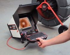 Применение цифрового записывающего видеомонитора Ridgid SeeSnake CS1000