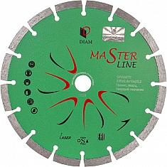 Сегментный алмазный круг Diam Master Line 1A1RSS Гранит 230 мм